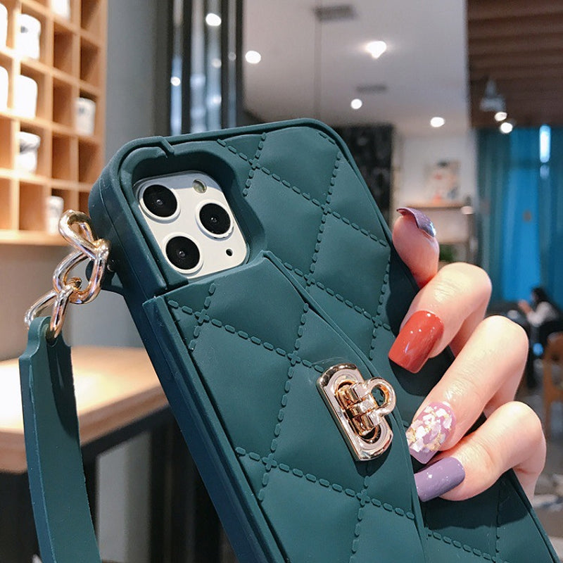 Crossbody Coin Purse Phone Silicone Case