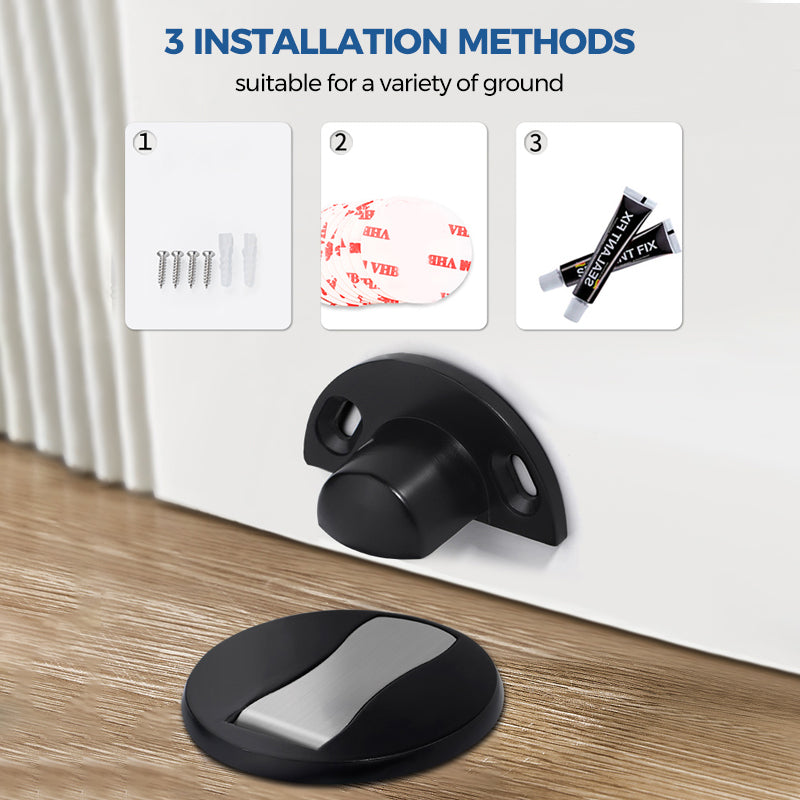 Stainless Steel Invisible Magnetic Doorstop
