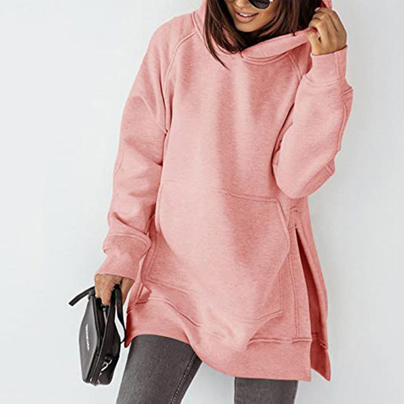 Long Sleeve Hooded Fleece Sweatshirt