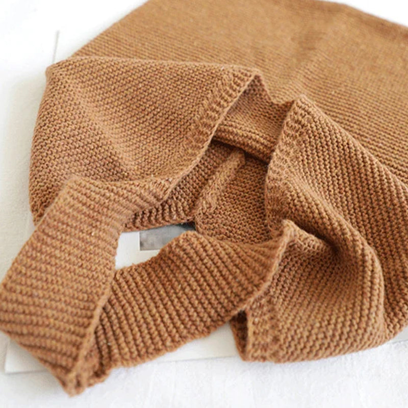 Simple Style Large-capacity Knitted Tote Bag