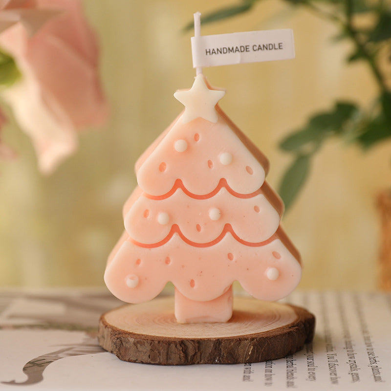 Christmas Candles Decor, 4 pcs