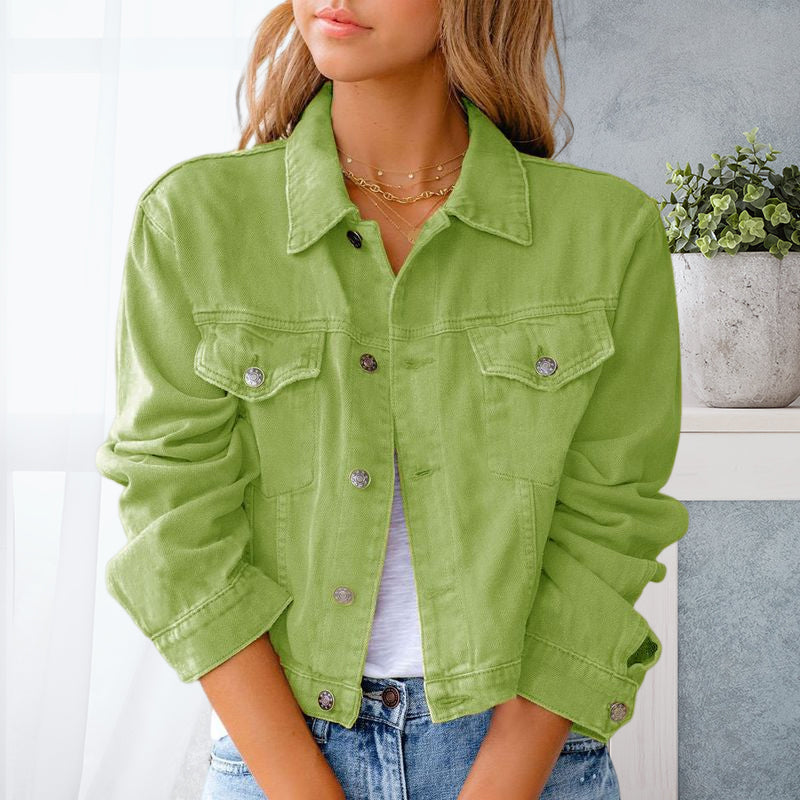 Colorful Denim Jacket