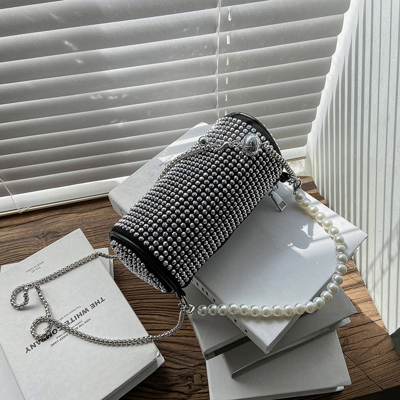 Shiny Little Cylinder Bag
