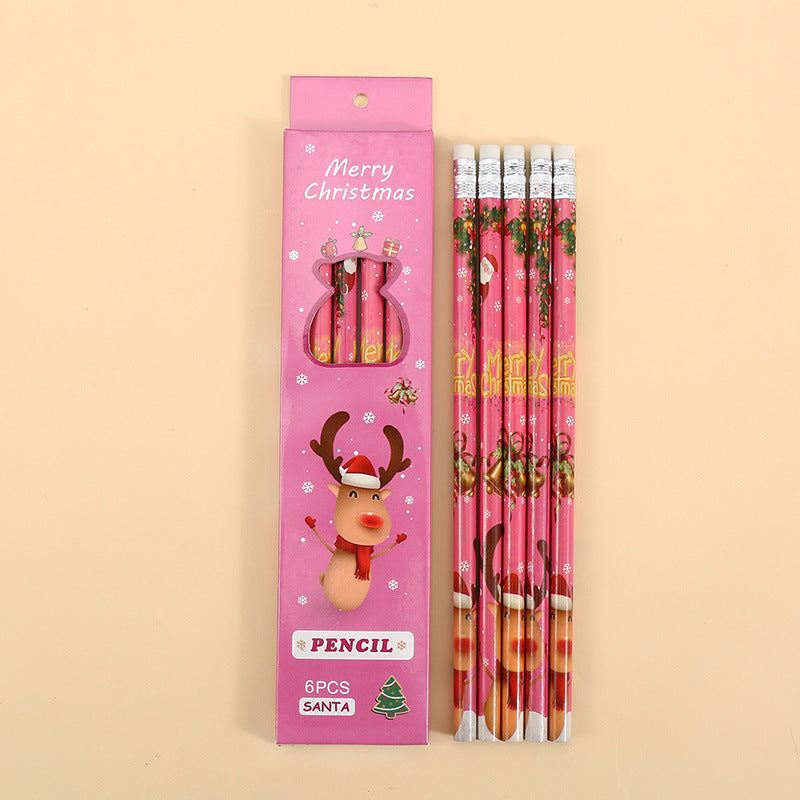 Christmas Pencils with Erasers