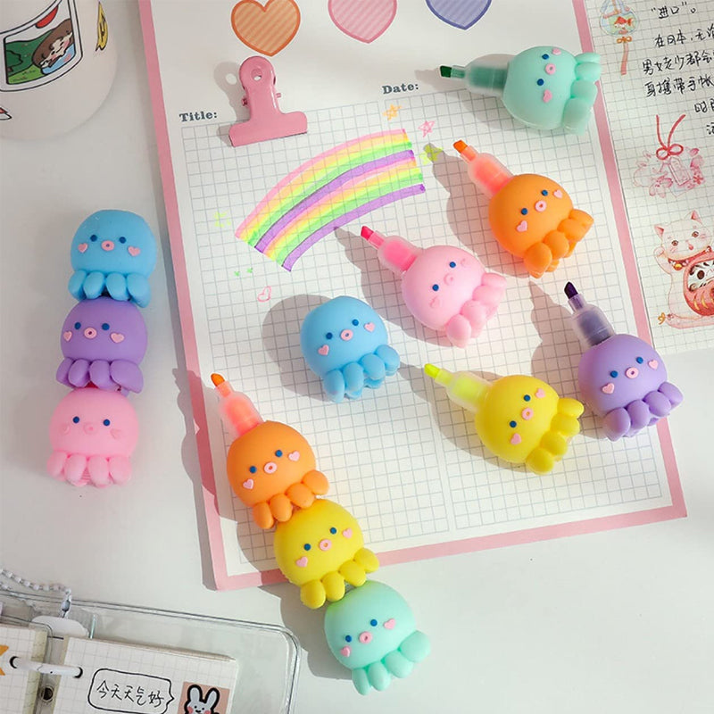 Colorful Octopus Shaped Highlighter