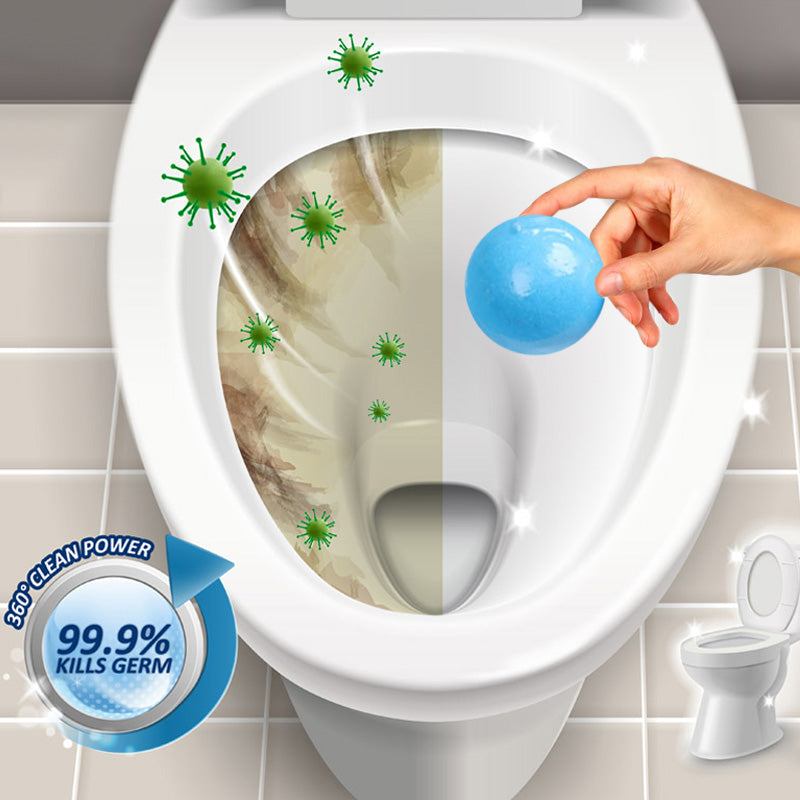 Toilet Bomb Bubble Bleach, 4 PCs