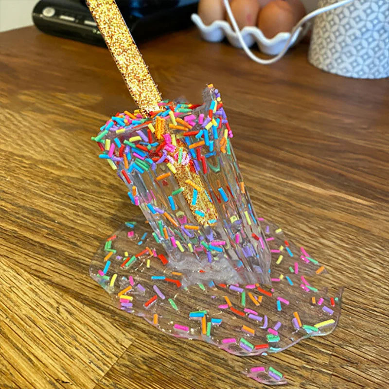 Melting Ice Cream Resin Ornaments