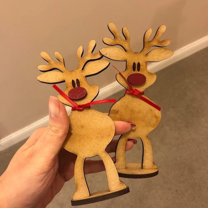 Standing Reindeers Decoration