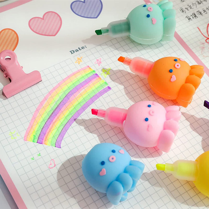 Colorful Octopus Shaped Highlighter