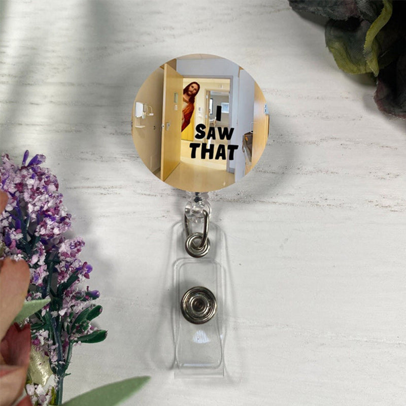 Funny Christmas Jesus Keychain