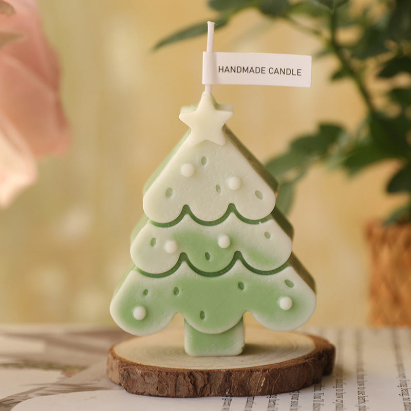 Christmas Candles Decor, 4 pcs