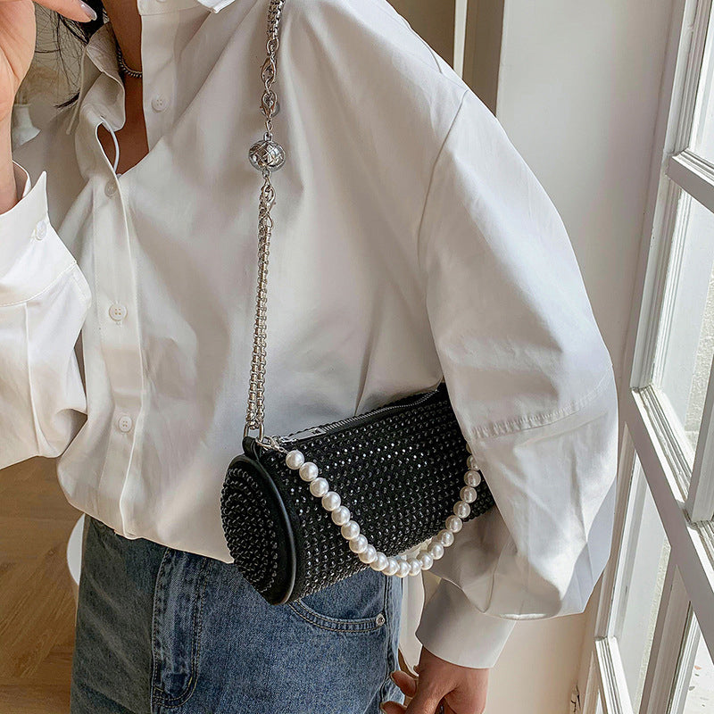 Shiny Little Cylinder Bag