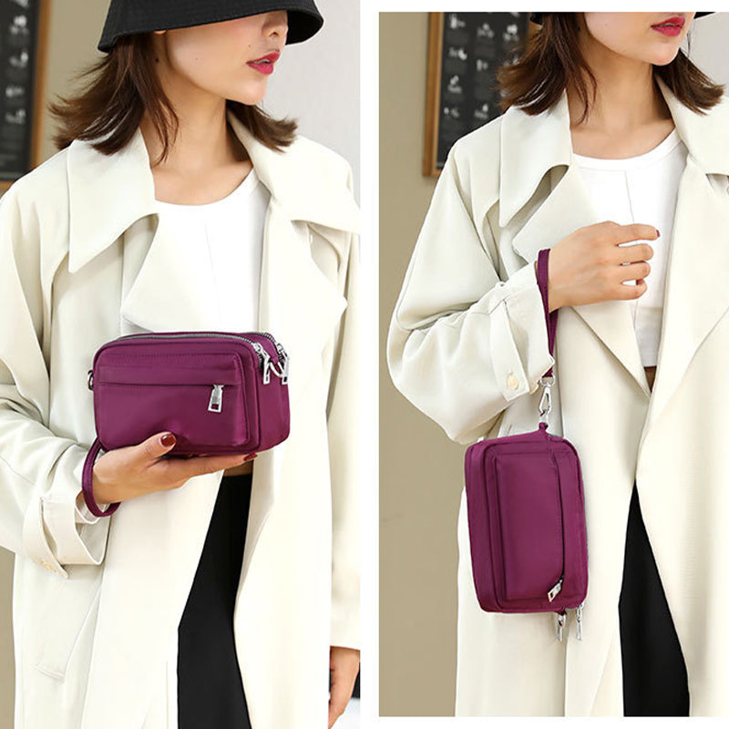 Women's fashionable shoulder bag made of nylon