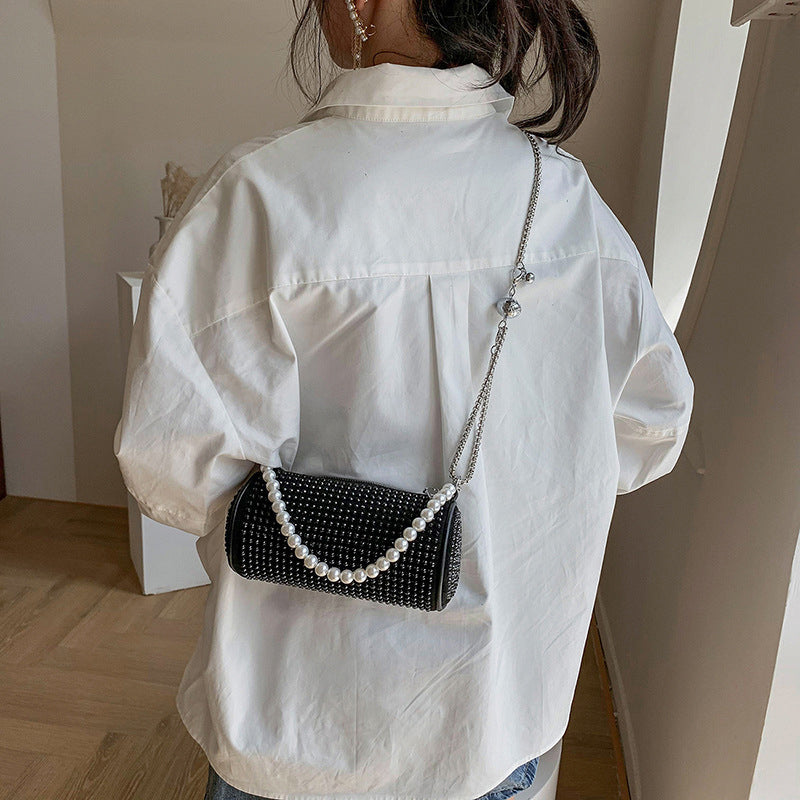 Shiny Little Cylinder Bag