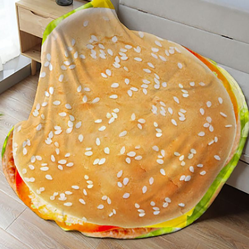 Coral Velvet Corn Pancake Blanket