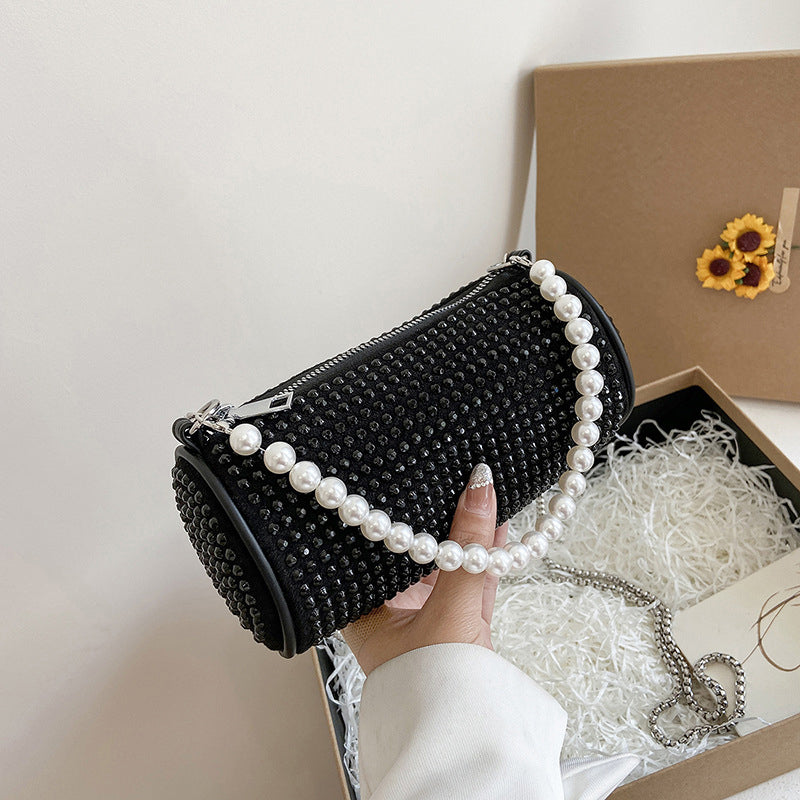 Shiny Little Cylinder Bag