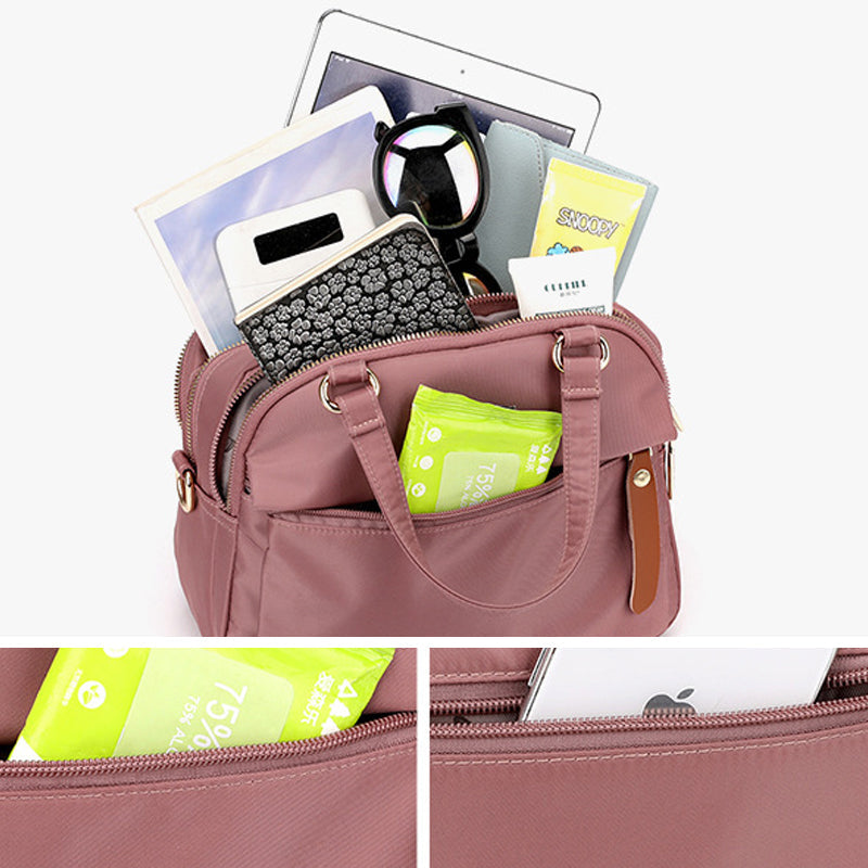 Waterproof Nylon Multi-Layer Shoulder Bag