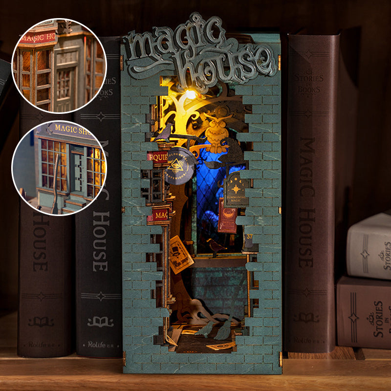 Book Nooks DIY 3D Wooden Puzzle