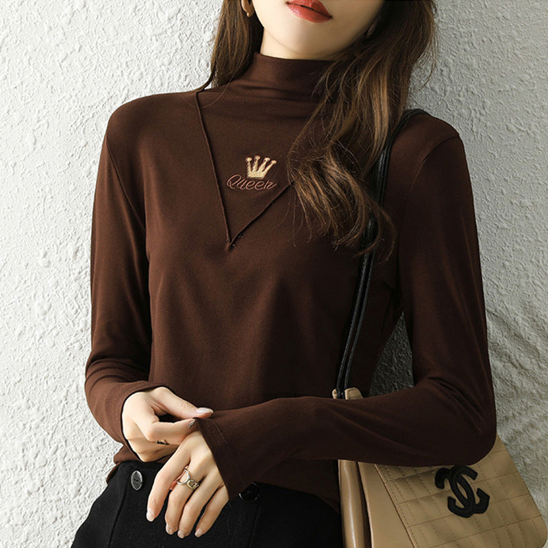 Women's Casual Long Sleeve Turtleneck Tops