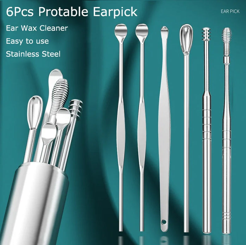 Stainless Steel Ear Picking Tool Set