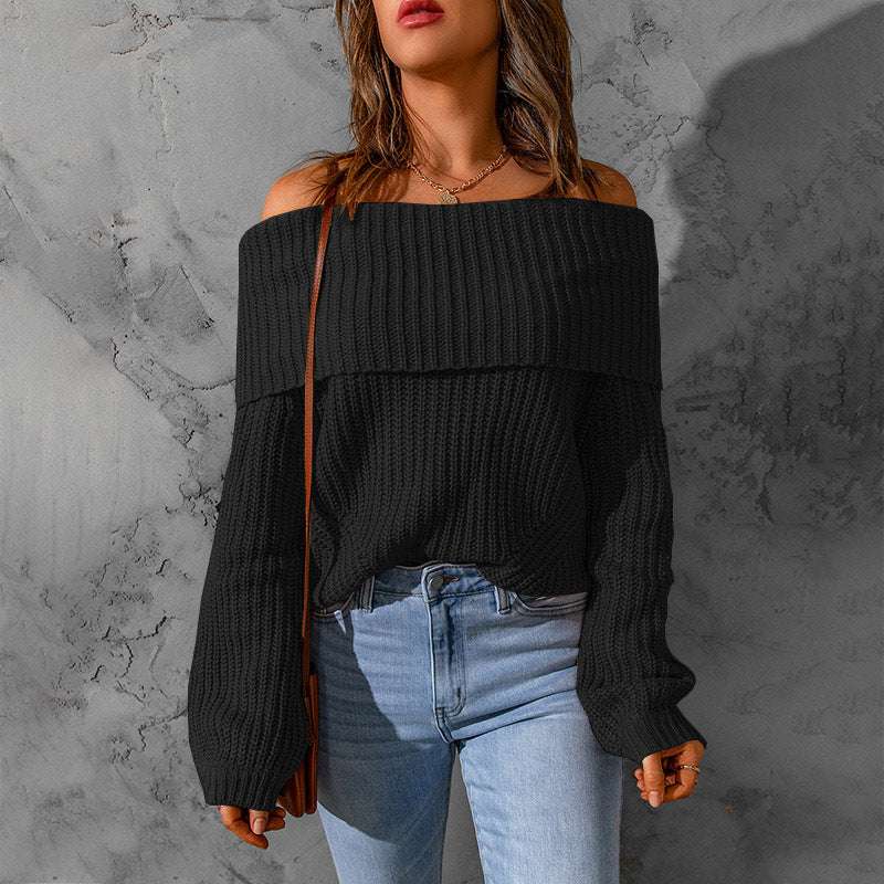 Off-shoulder Sweater