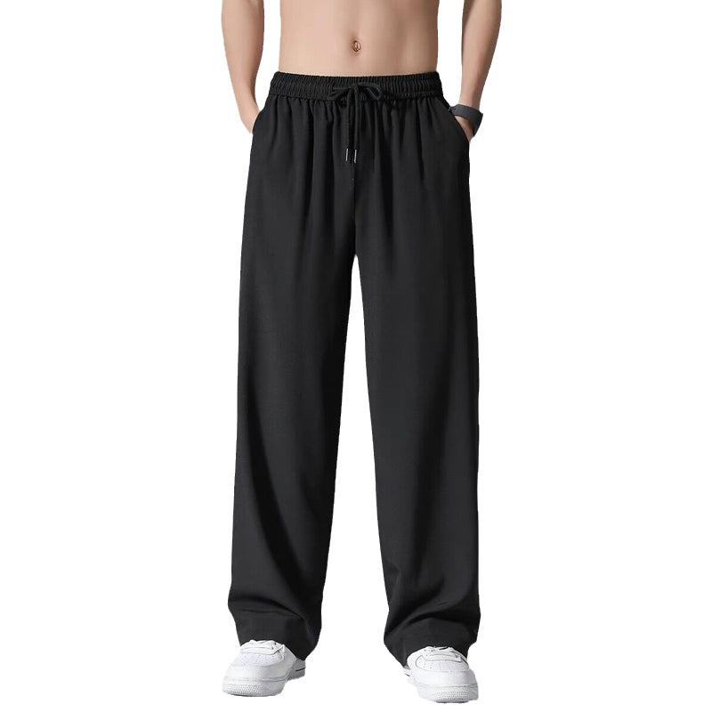 Men's Long Ice Silk Pants