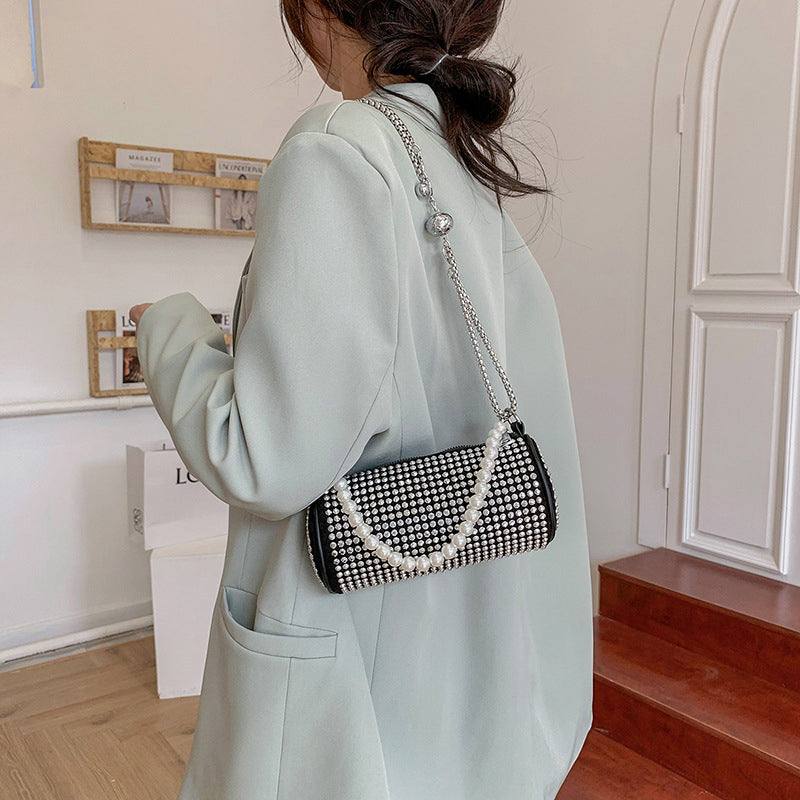 Shiny Little Cylinder Bag