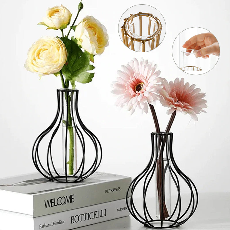 Decorative Vase with Metal Wire