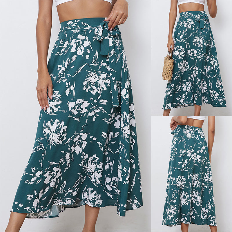 Floral Chiffon Skirt