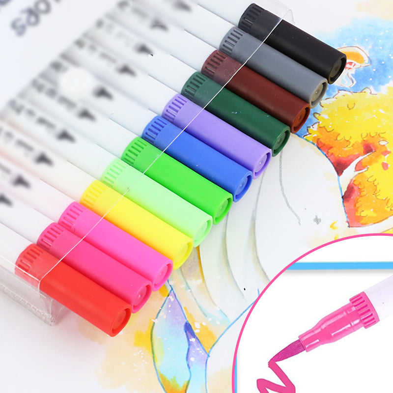 Double-sided watercolor pencil set