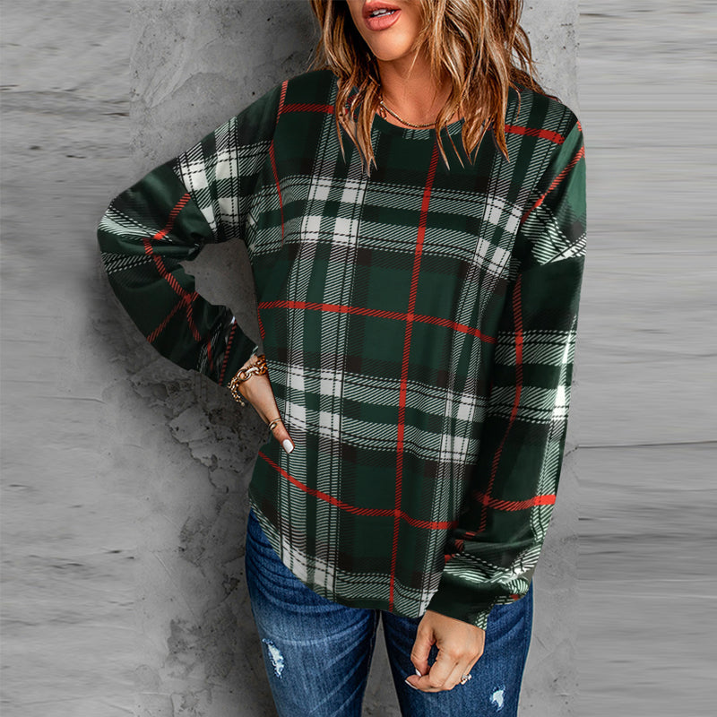 Loose Crew Neck Long Sleeve T-Shirt