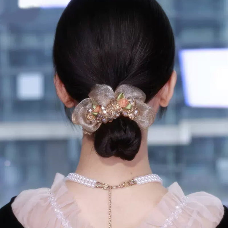 Crystal Large Intestine Hair Ties