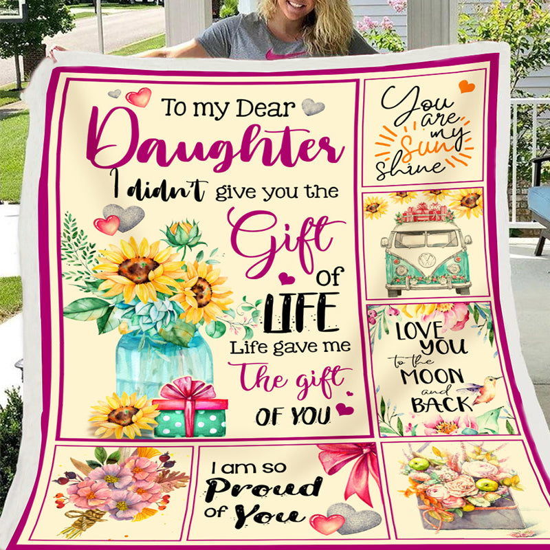 You Are My Sunshine- Sunflower Warm Gift Blanket