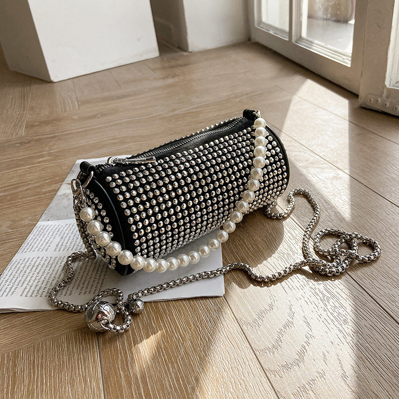 Shiny Little Cylinder Bag