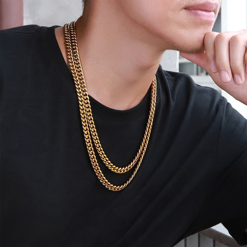 Titanium Steel Cuban Necklace