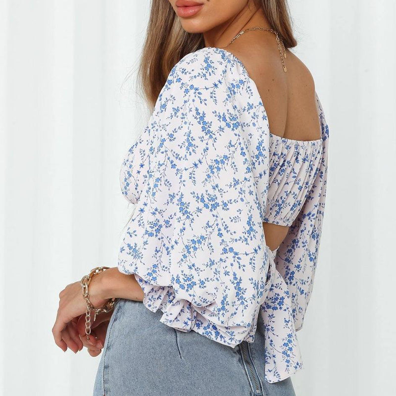 Off-the-shoulder Strappy Crop Top