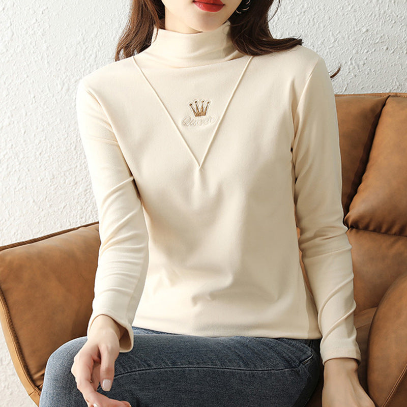 Women's Casual Long Sleeve Turtleneck Tops