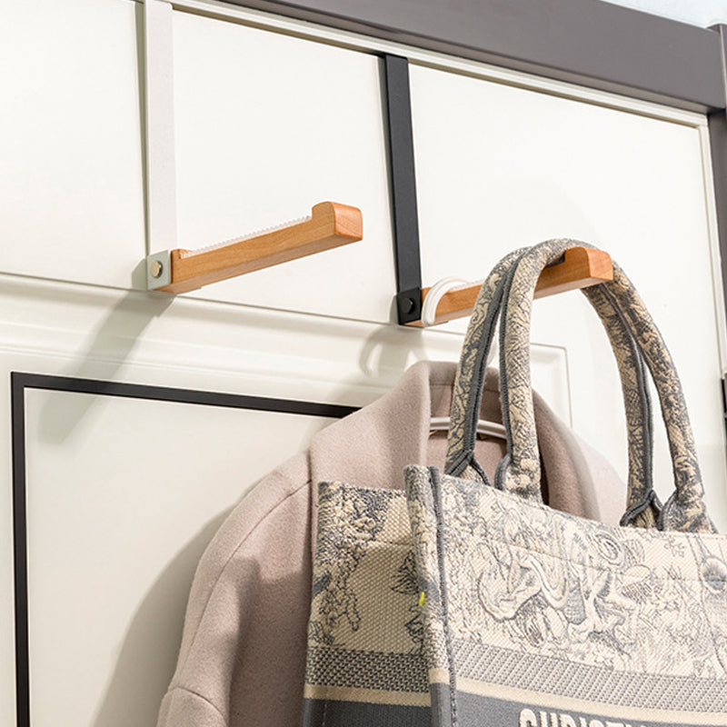 Foldable Wood Over The Door Hooks