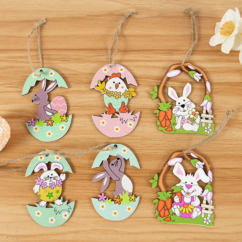 Easter Cartoon Bunny Pendant