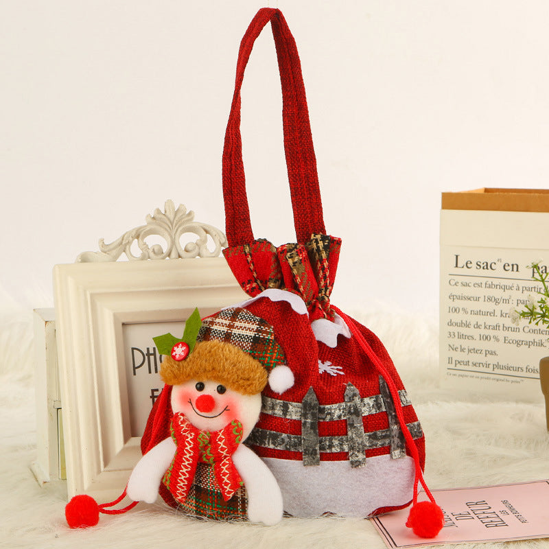 Christmas Decoration Apple Bag