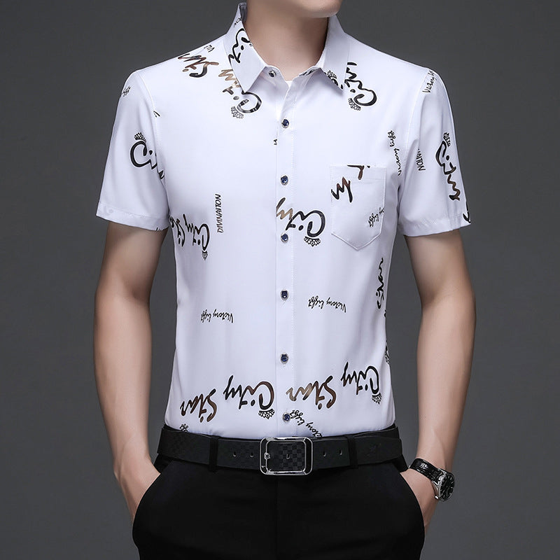 Men’s Thin Short-sleeve Shirt