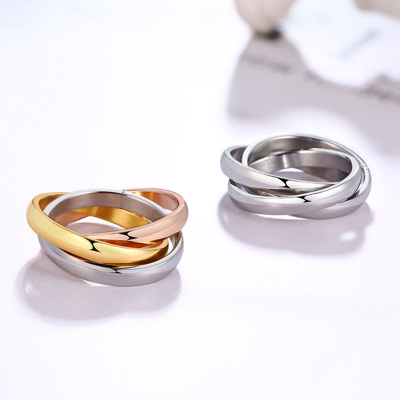 Anxiety Relieving Triple Interlocking Ring