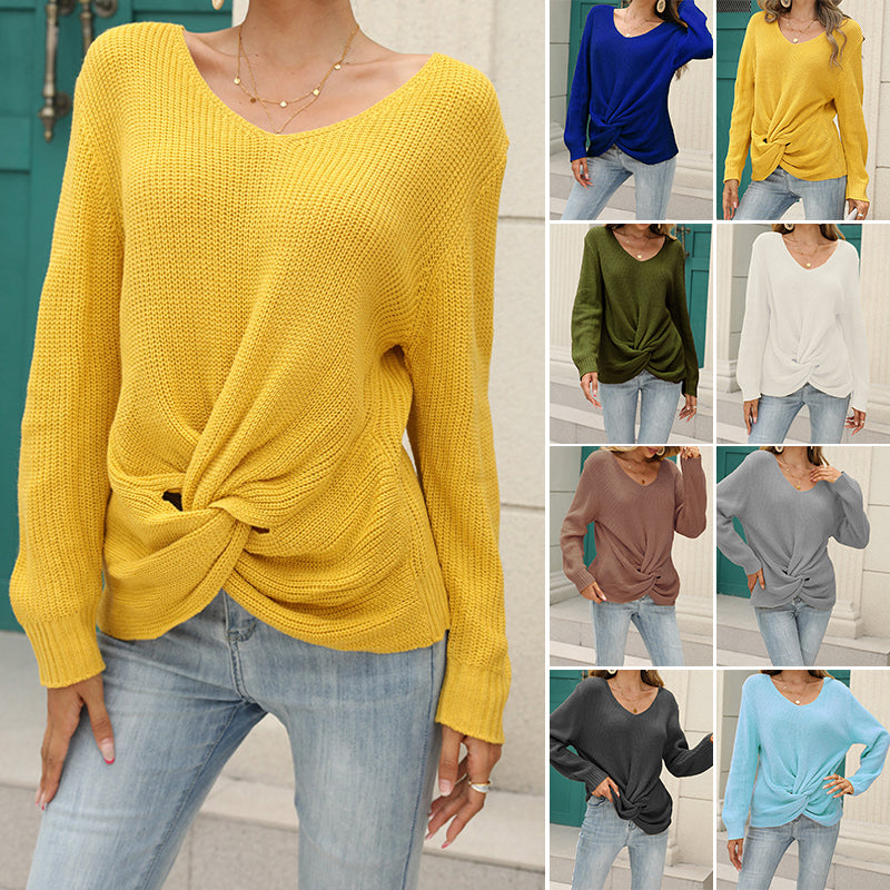 Knotted Knit Sweater
