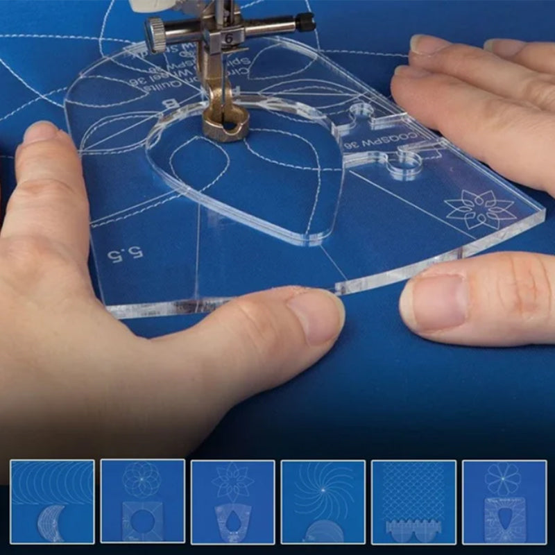 DIY Lappeteppe Maker Kit+Quilting Foot Press