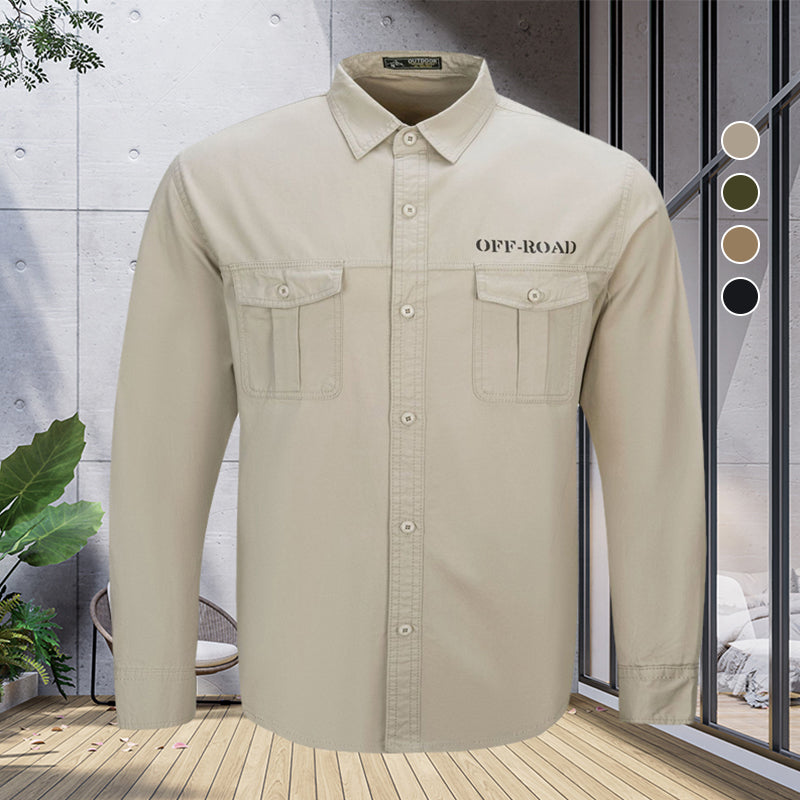 Men's Cotton Cargo Shirt