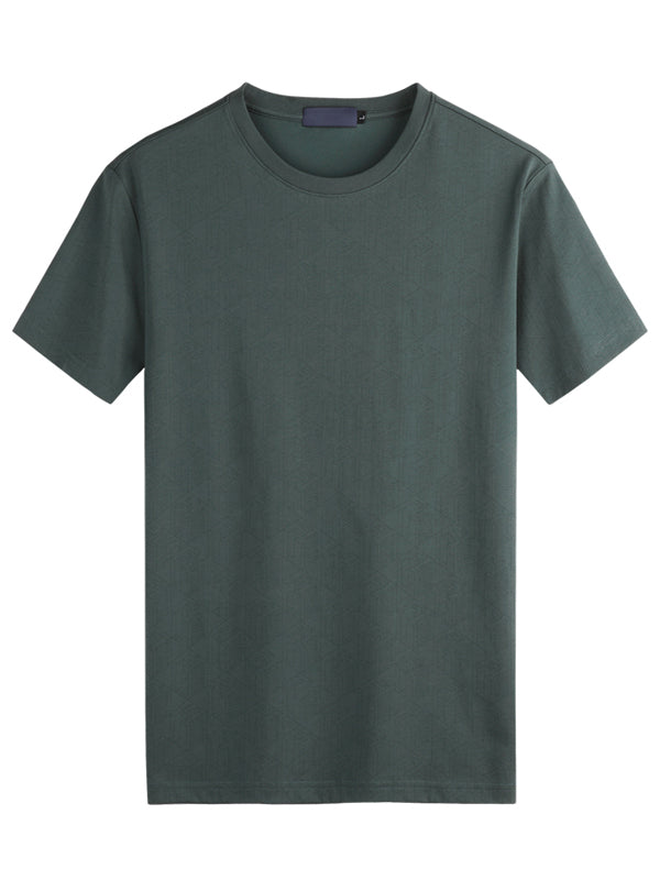 Dark Print Casual Short Sleeve
