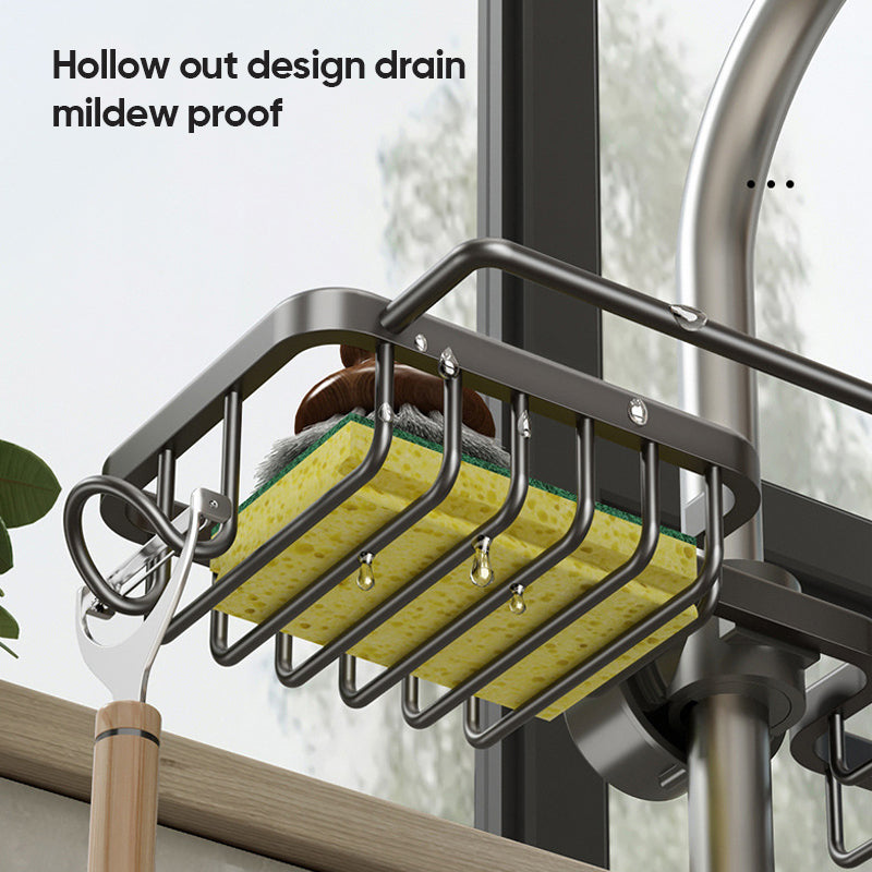 Rust-proof Space Aluminum Faucet Rack