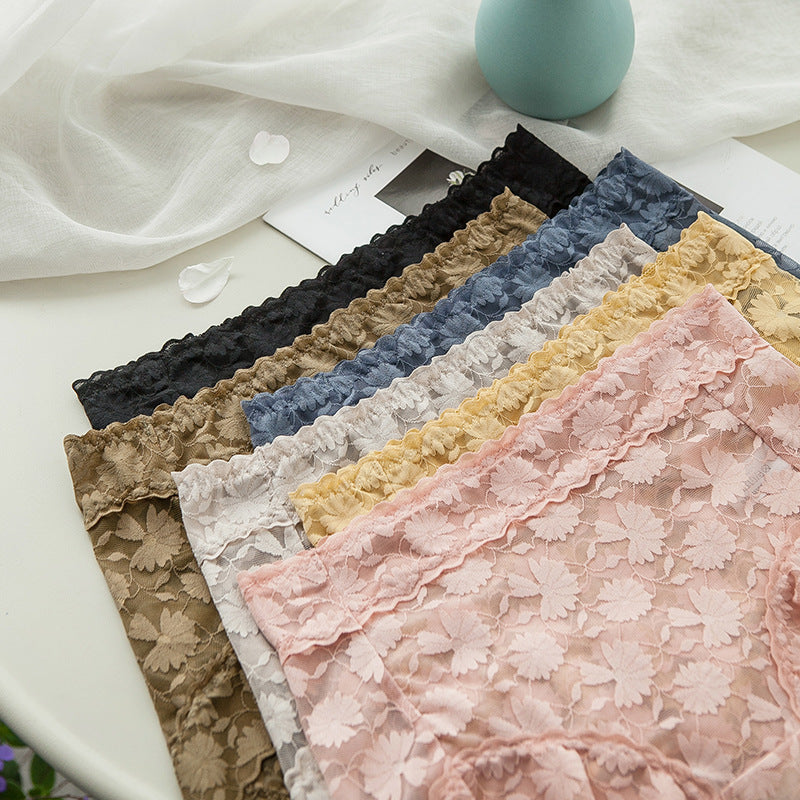 Women's High Waist Lace Panties