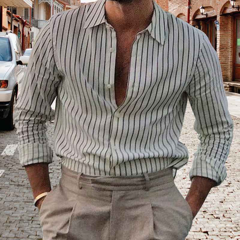 Men's Pinstripe Shirt
