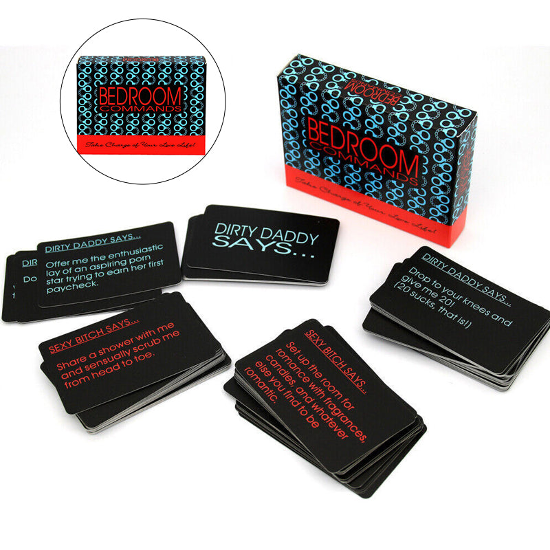 Bedroom Commands Adult Couples Card  Game